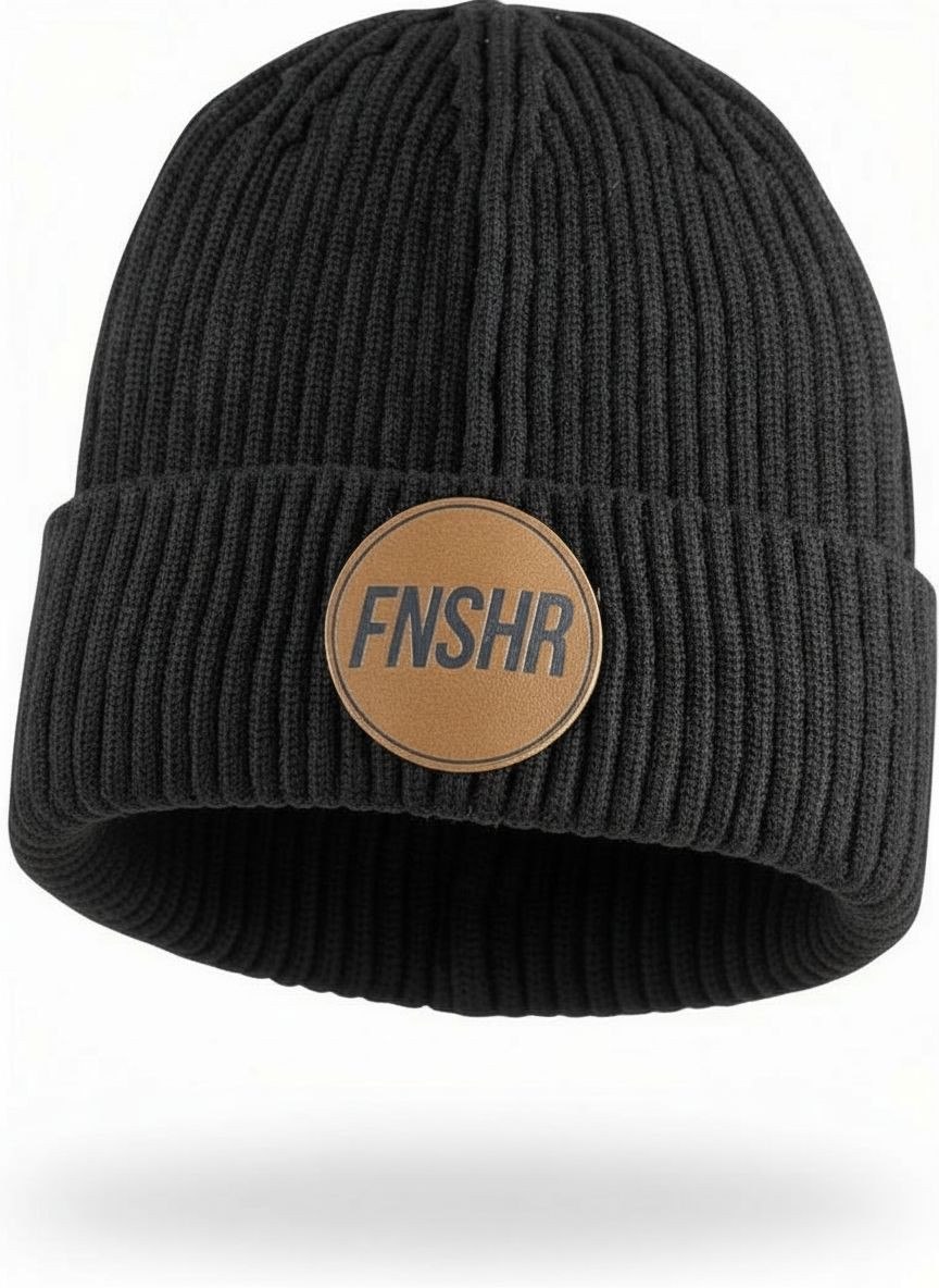 Bonnet Noir FNSHR – Style Urbain, Chaleur & Confort au Quotidien