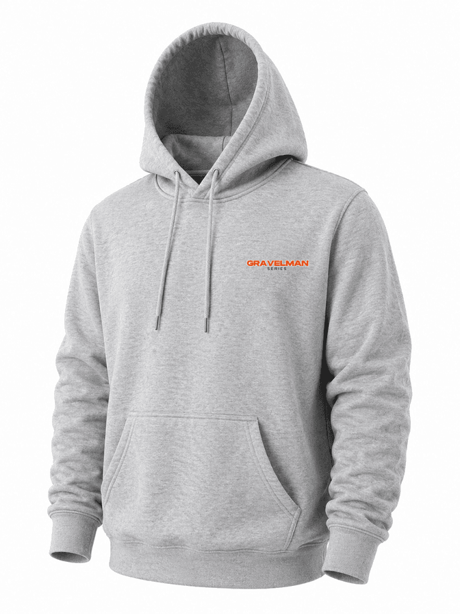 Hoodie GravelMan Serie Gris / Start With Legs Finish With Mental