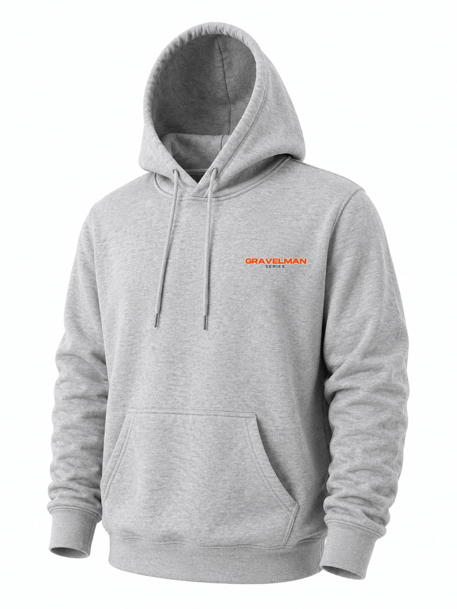 Hoodie GravelMan Serie Gris / Start With Legs Finish With Mental