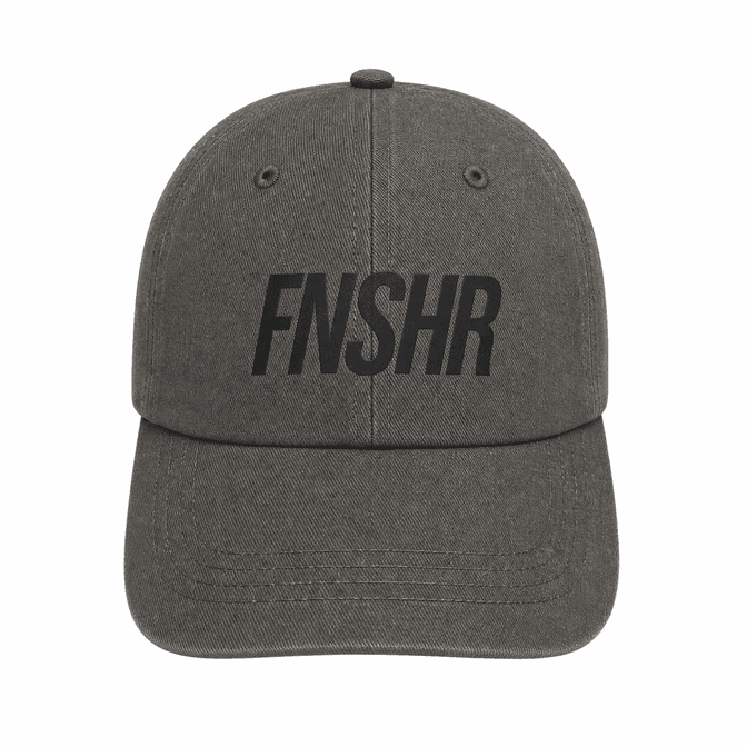 Casquette FNSHR Grise Réglable Logo Noir