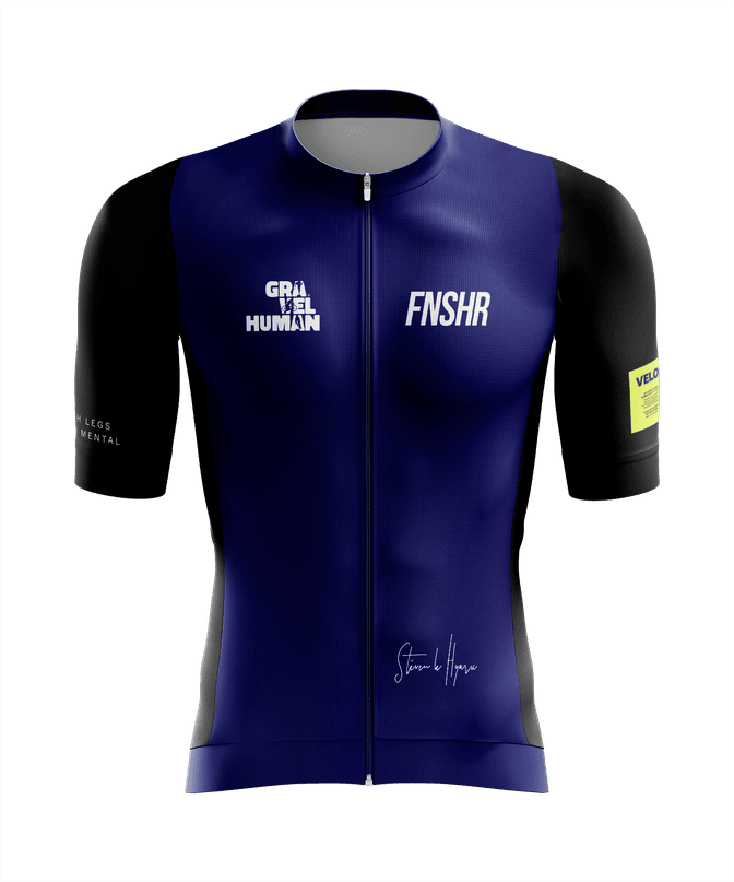 Maillot GravelMan x FNSHR 2026 By VELOR - Bleu