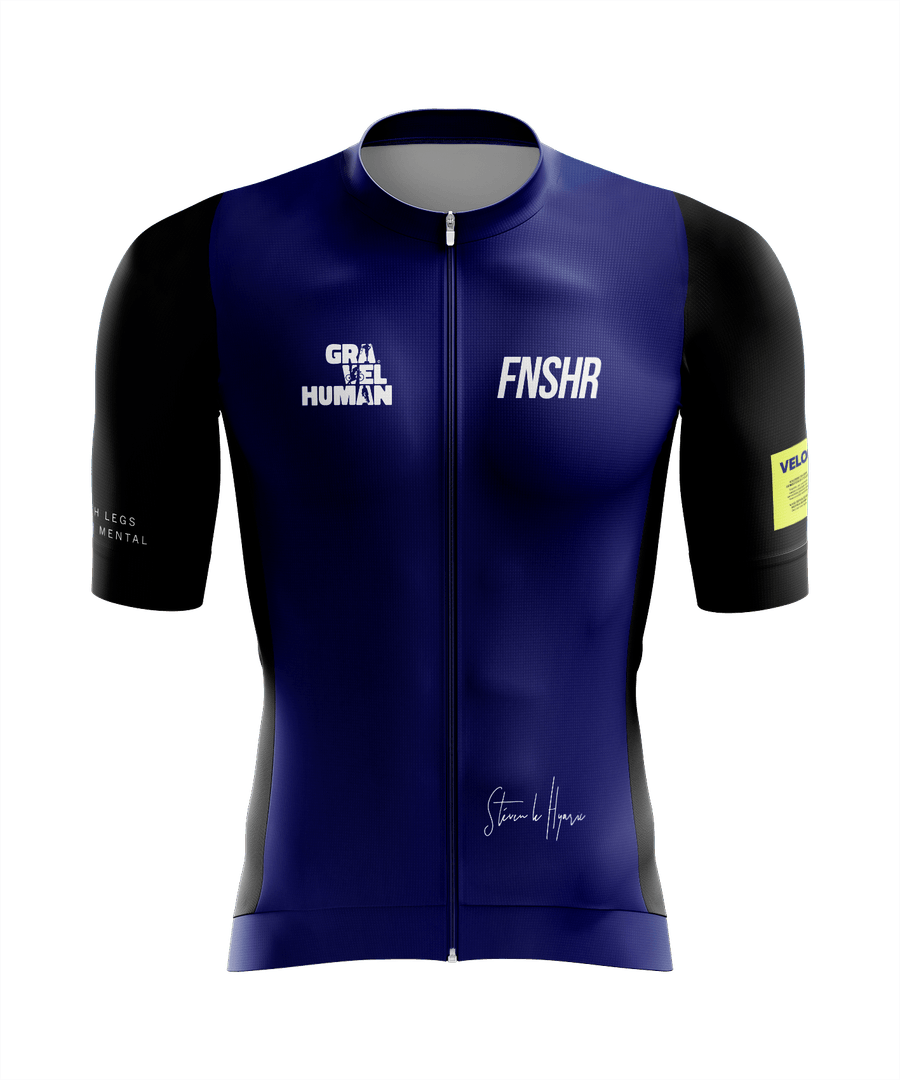 Maillot GravelMan x FNSHR 2026 By VELOR - Bleu
