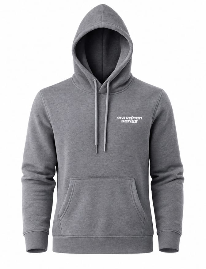 Hoodie GravelMan Serie Gris foncé / Start With Legs Finish With Mental