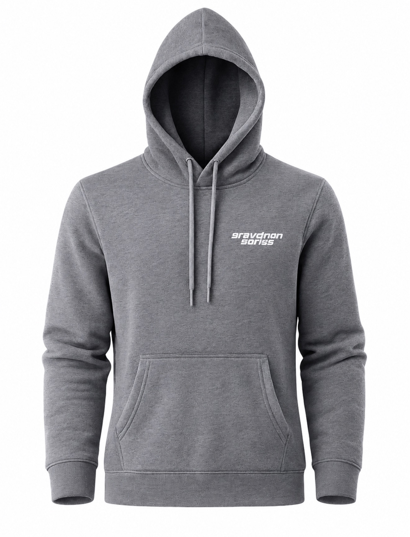 Hoodie GravelMan Serie Gris foncé / Start With Legs Finish With Mental
