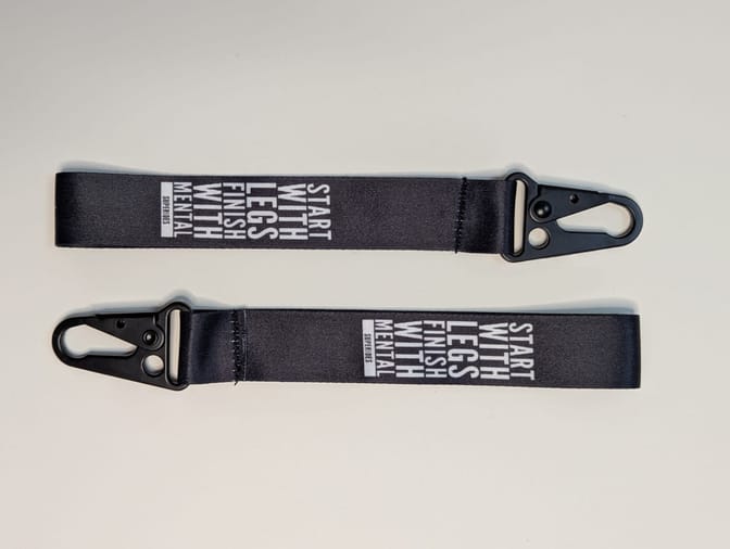 Porte Clefs - START WITH LEGS FINISH WHITH MENTAL