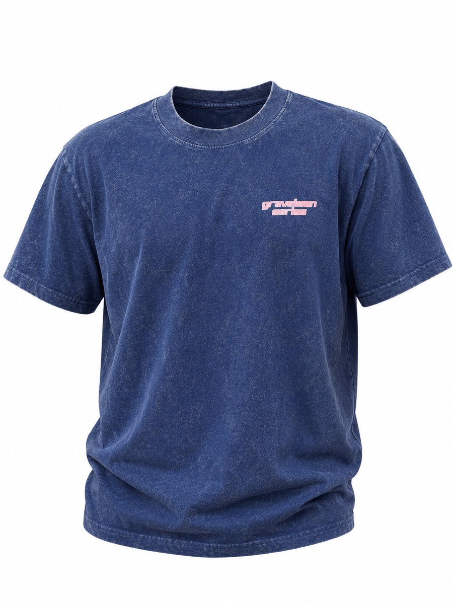 T-shirt Coupe Loose GravelMan Serie Violet / Start With Legs Finish With Mental