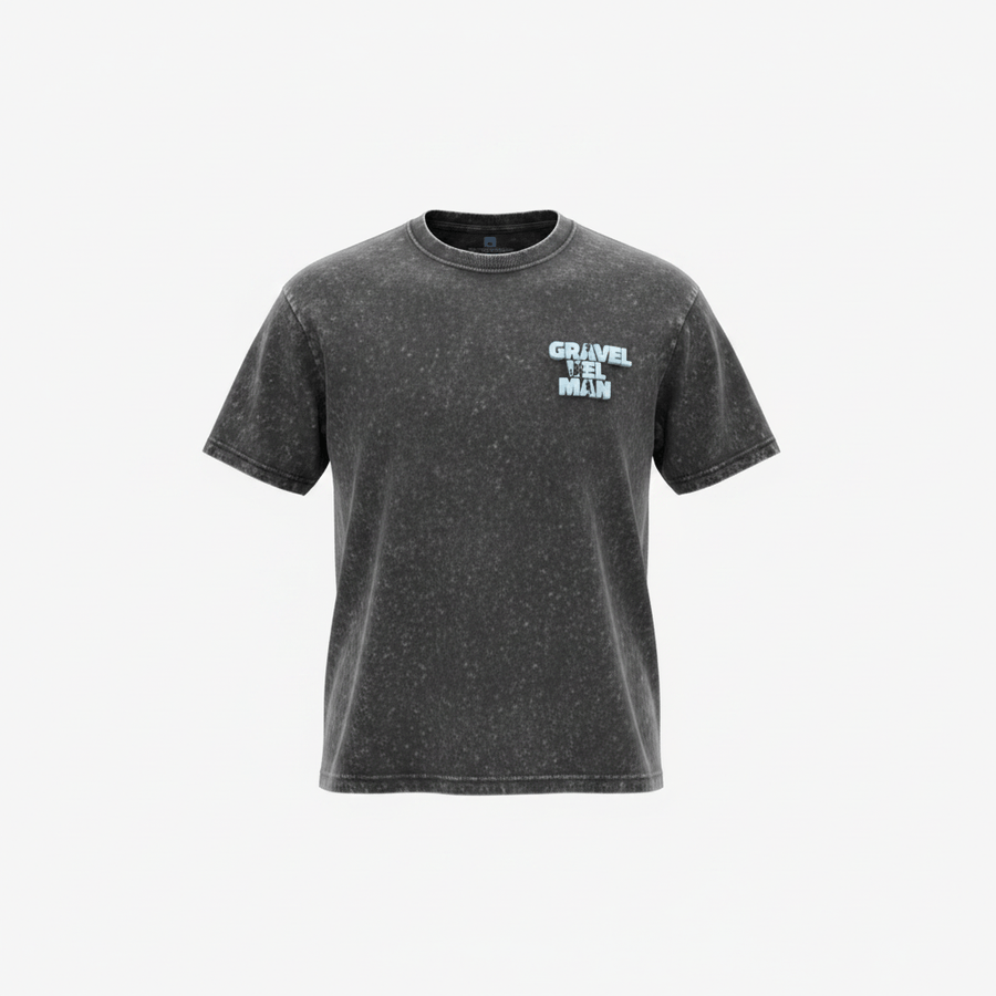 T-shirt Coupe Loose Gris Chiné GravelMan