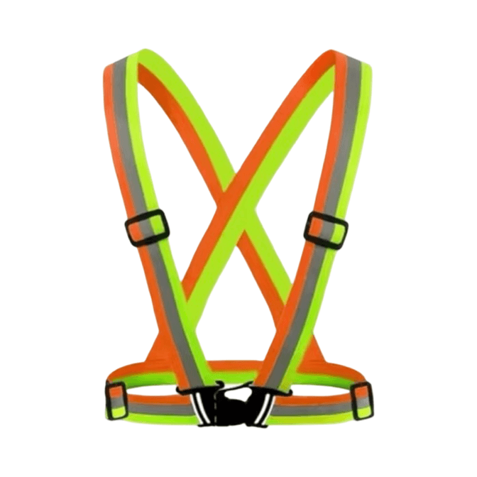 Gilet De Sécurité Léger Jaune Et Orange Fluo