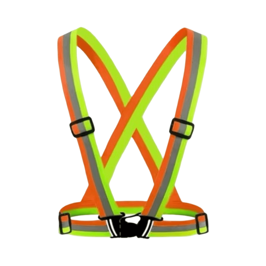 Gilet De Sécurité Léger Jaune Et Orange Fluo