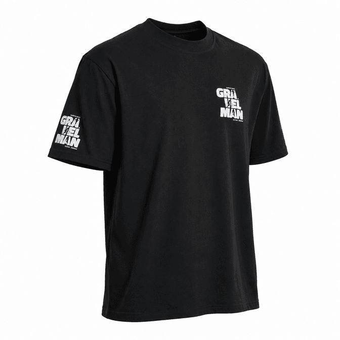 T-shirt Noir GravelMan/ SUPERIDES