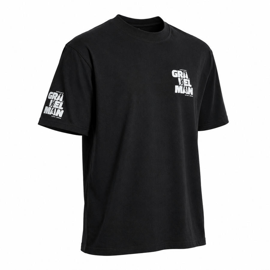 T-shirt Noir GravelMan/ SUPERIDES