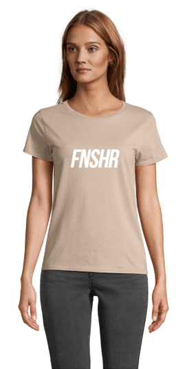 T-shirt Femme Beige FNSHR