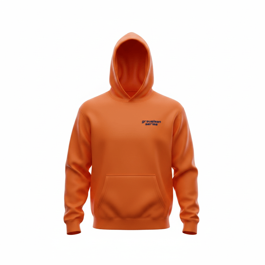 Hoodie GravelMan Serie Orange / Start With Legs Finish With Mental