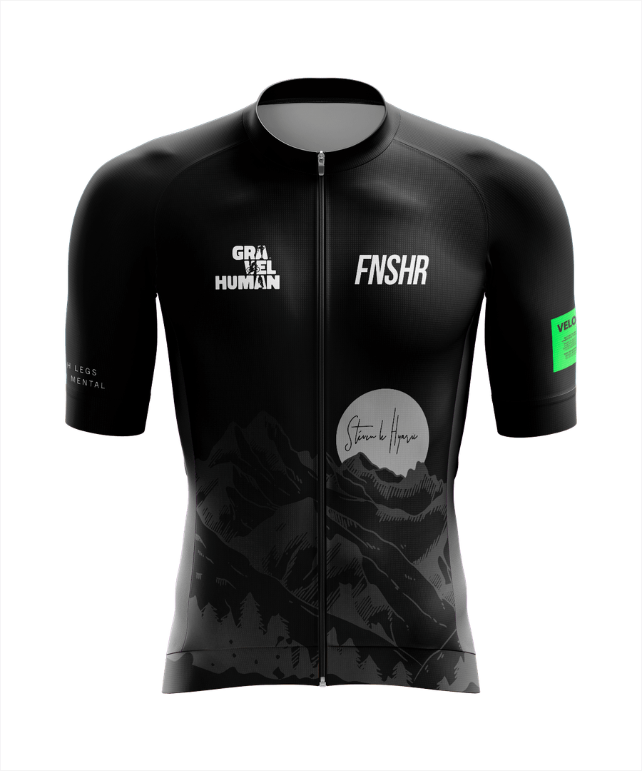 Maillot GravelMan x FNSHR 2026 By VELOR - Noir