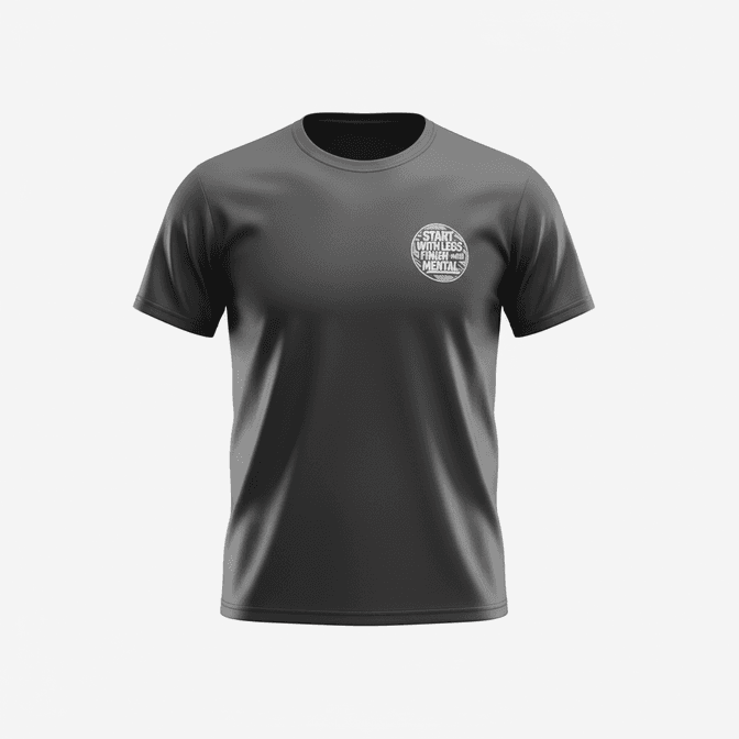 T-shirt Respirant Noir - Start With Legs, Finish With Mental