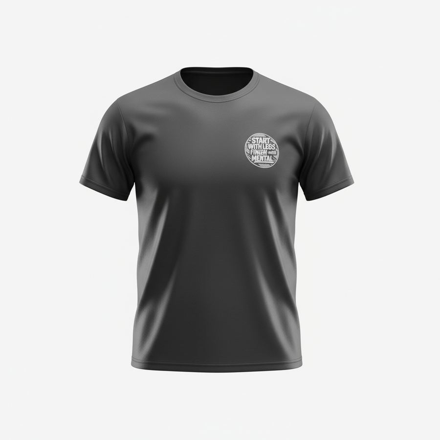 T-shirt Respirant Noir - Start With Legs, Finish With Mental