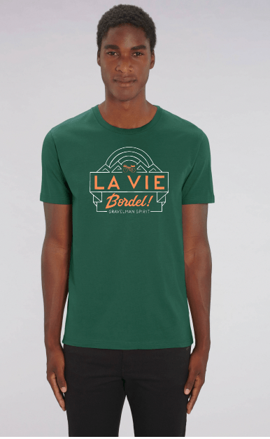 T-shirt Vert La Vie Bordel