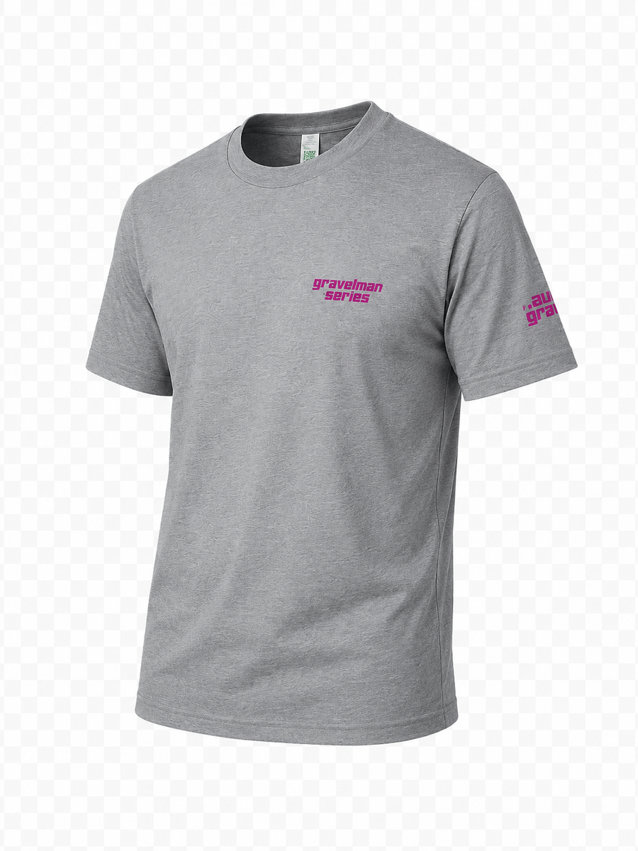 T-shirt Gris GravelMan Series/Start With Legs Finish With mental
