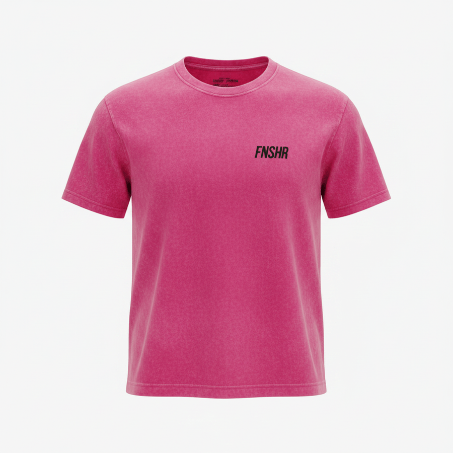 T-shirt Coupe Loose Rose Chiné FNSHR