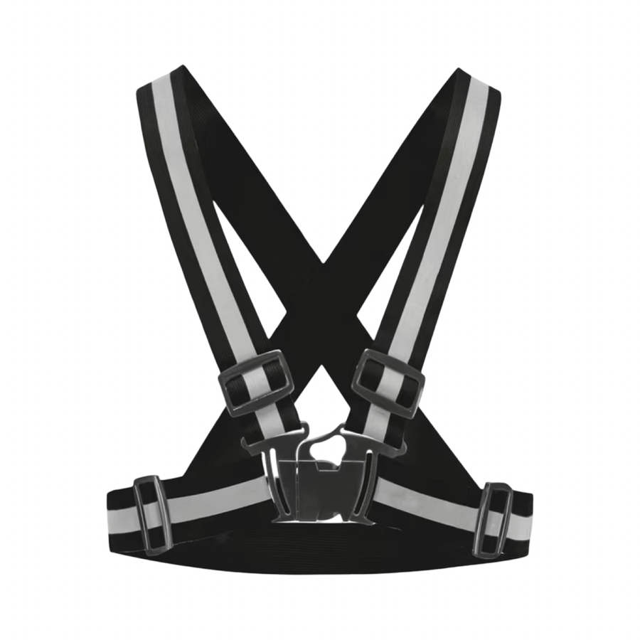 Gilet De Sécurité Léger Noir Fluo