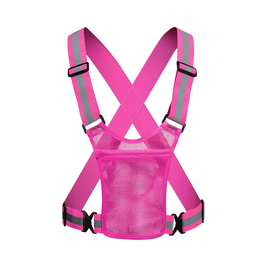 Gilet De Sécurité Léger Rose Fluo Avec Poche