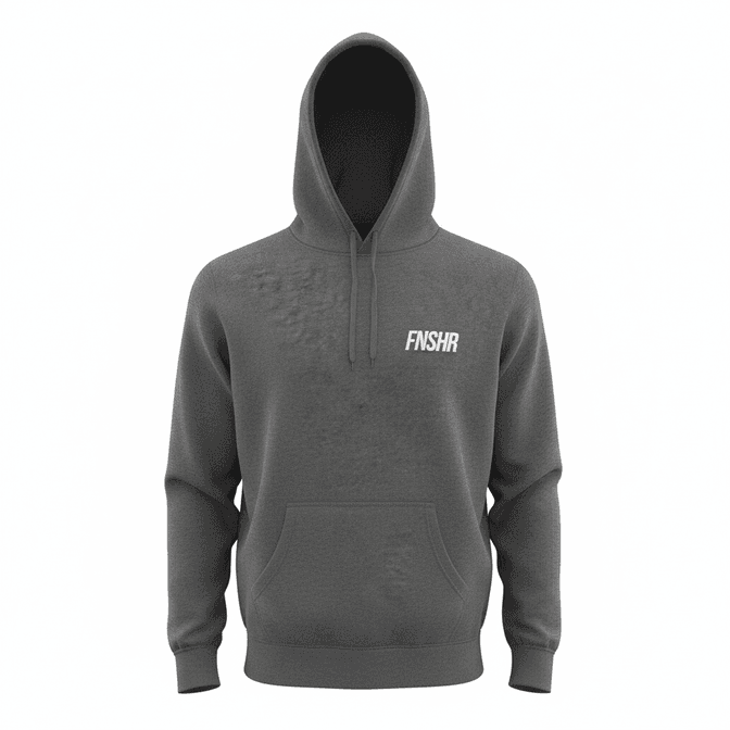 Hoodie Gris Chiné Foncé FNSHR
