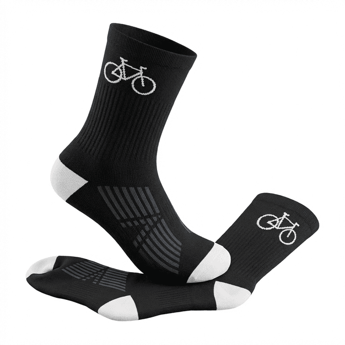 Chaussette Noire Vélo