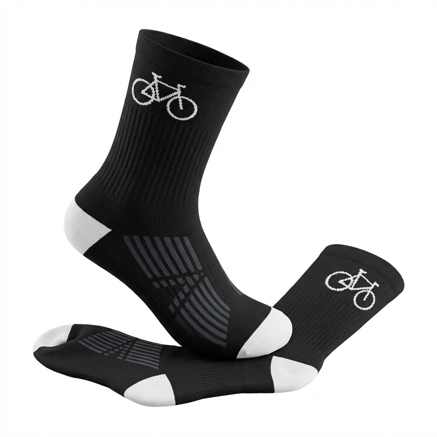 Chaussette Noire Vélo