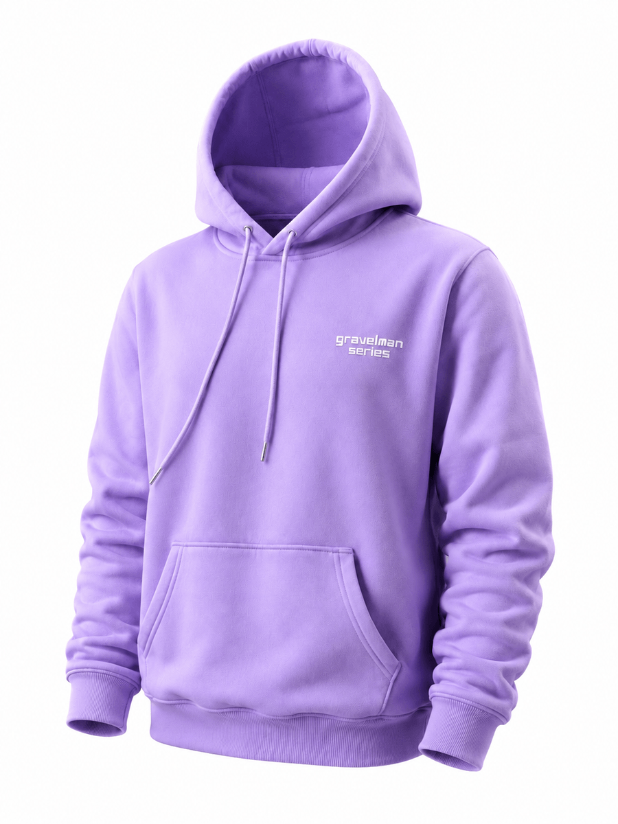 Hoodie GravelMan Serie Parme / Start With Legs Finish With Mental