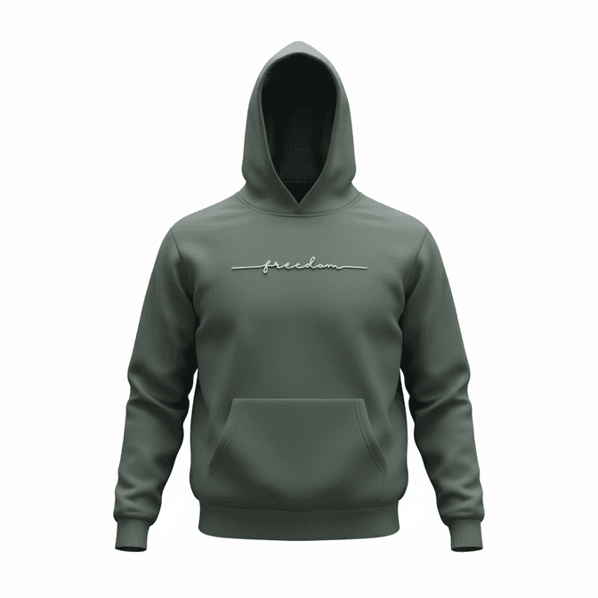 Hoodie Gris Foncé - Freedom