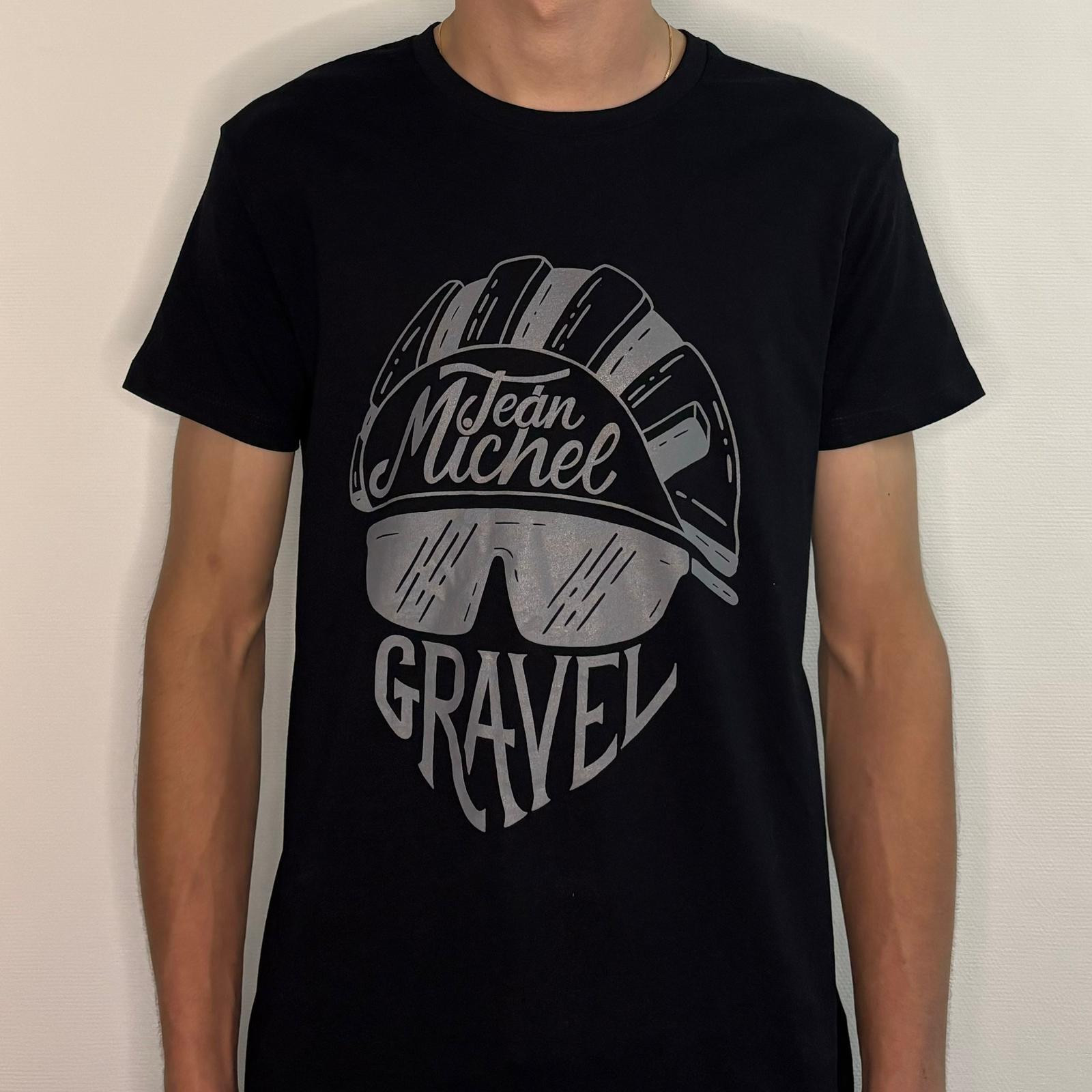 T-shirt Noir Jean Michel Gravel